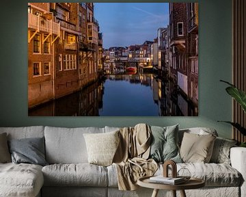 Canals in Dordrecht by Bert Beckers
