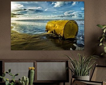 Barrel On The beach