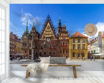 WROCLAW Main Market Square and Town Hall by Melanie Viola