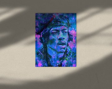 Jimi Hendrix Time Pop Art PUR von Felix von Altersheim
