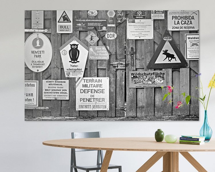 Example of the artwork in a room