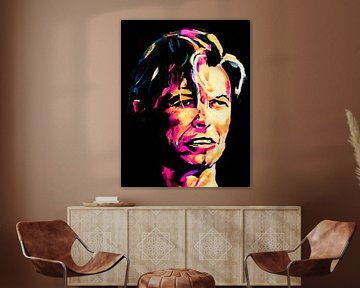 David Bowie Pop Art PUR Serie 1 van Felix von Altersheim