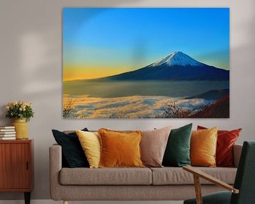 Japan - Mount Fuji bij zonsopgang van Roger VDB