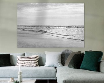 Zwart Wit Strand von Ronald van Kooten