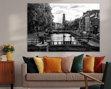 Domturm Utrecht vom Bemuurde Weerd aus gesehen (1) von André Blom Fotografie Utrecht