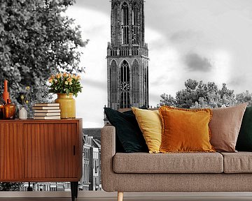 Dom tower Utrecht as seen from the Bemuurde Weerd (2) by André Blom Fotografie Utrecht