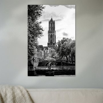 Domtoren Utrecht gezien vanaf de Bemuurde Weerd (2)  van André Blom Fotografie Utrecht