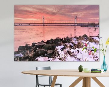 Mühlenbrücke Kampen bei Sonnenaufgang von Fotografiecor .nl