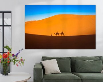Trektocht door de woestijn, Marokko van Rietje Bulthuis