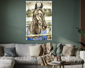The horse by Michel Derksen