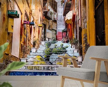 Sicilian steps, Italy van Thomas Bartelds