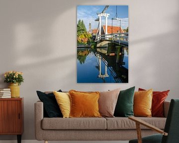 Kwakelbrug en Speeltoren Edam van Jack Koning