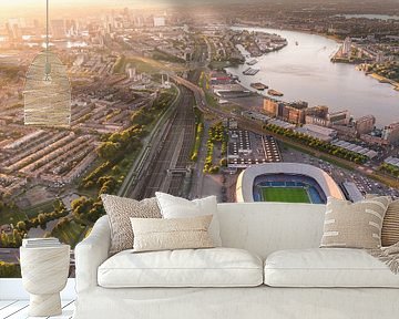 Aerial photo Feijenoord Stadium - De Kuip - Feyenoord by Prachtig Rotterdam