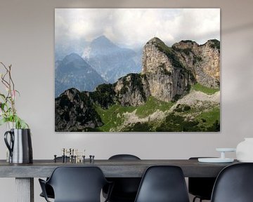 Berglandschap in de Oostenrijkse Alpen by Pieter Korstanje