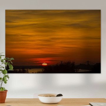 Zonsondergang in de Betuwe