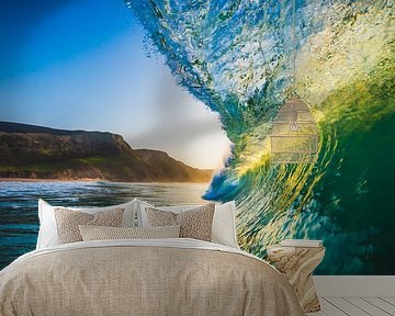 Portuguese waves by Andy Troy