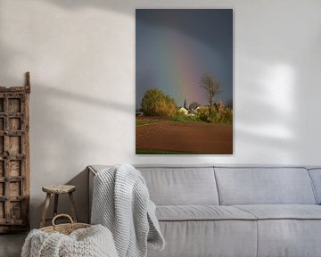 Dorp in de regenboog van Maarten Honinx