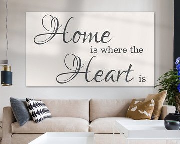 Home is where the Heart is Canvas van Pim Michels