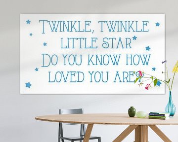 Twinkle twinkle star canvas