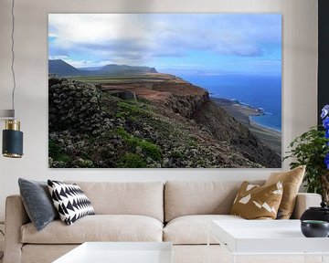 Landschap, Lanzarote van Annabel van Wensveen