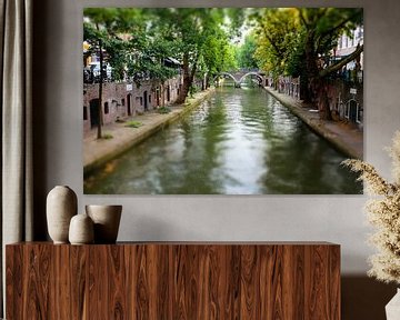 Oudegracht, or 'old canal'  by Dianne van der Velden