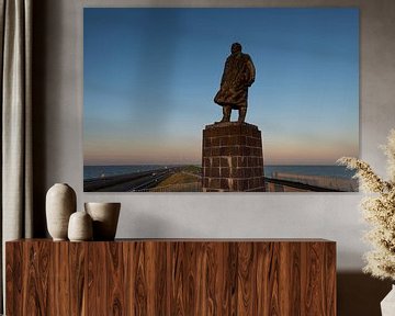 Statue Lely Afsluitdijk von Keesnan Dogger Fotografie