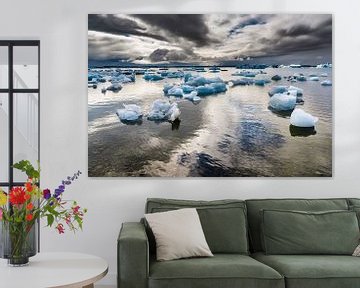Gletsjermeer Jökulsarlon van Chris Stenger