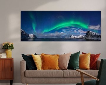 Aurora borealis - Polarlicht Lofoten von Wojciech Kruczynski