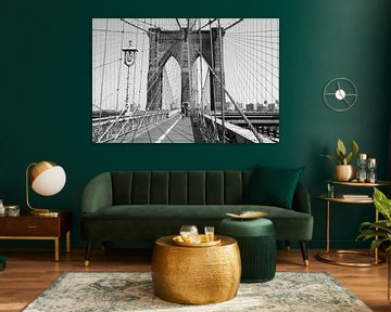 Brooklyn Bridge  van Pamela Fritschij