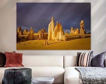 Landschap in de Pinnacles desert in Australië van Chris Stenger