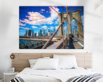 New York Skyline, Manhattan, Brooklyn Bridge von Maarten Egas Reparaz