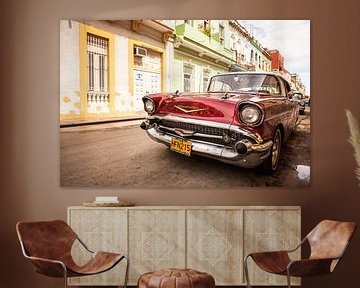 Chevrolet Oldtimer in Havanna, Kuba von Bart van Eijden