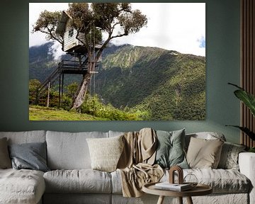 Casa del Arbol, Baños Ecuador by Bart van Eijden