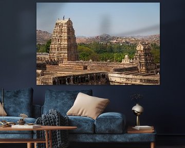 Virupaksha tempel, Hampi, India van Bart van Eijden