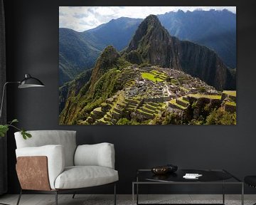 Die Inka-Ruinenstadt "Machu Picchu" in den Anden, Peru