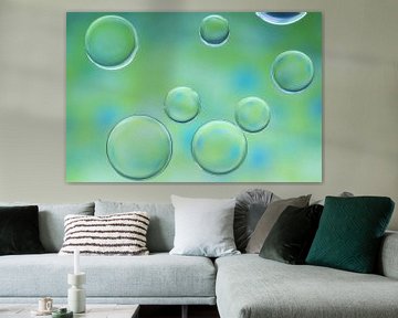 Blue and Green Bubbles van LHJB Photography