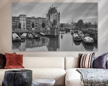 Wijnhaven Rotterdam with Witte Huis. by Ilya Korzelius