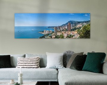 Monaco & Côte d'Azur | Panoramic van Melanie Viola
