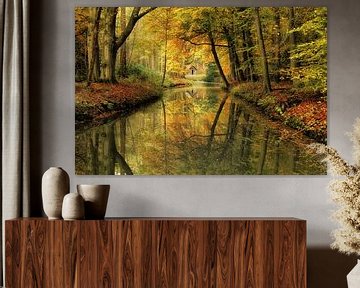 Fairytale autumn forest. by Bob Bleeker