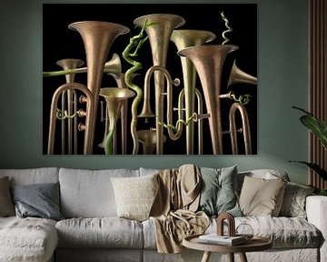 Trumpet Tree van Olaf Bruhn