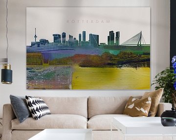 Skyline von Rotterdam von Harry Hadders