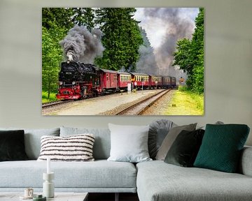 Steam train in the Harz