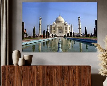 Taj Mahal in Agra, Indien van Katharina Wieland Müller