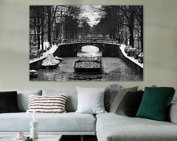 Winter rondvaart Amsterdam van Dennis van de Water