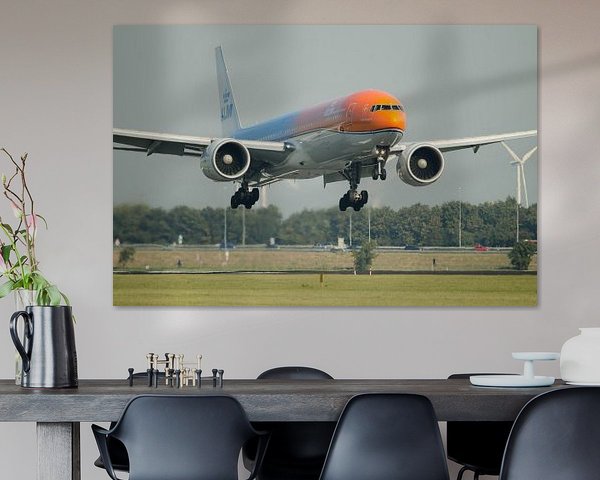 Atterrissage de l'Orange Pride de KLM