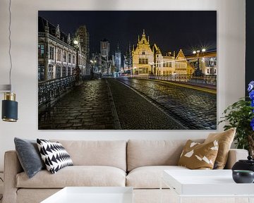 De Sint Michielsbrug in Gent van MS Fotografie | Marc van der Stelt