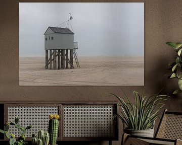 Drenkelingenhuisje Terschelling op nieuwe locatie van Tonko Oosterink