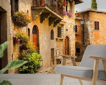 Mediterranean alley in Tuscany by Reiner Würz / RWFotoArt