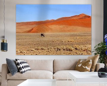 Zandduinen Namibië van Inge Hogenbijl