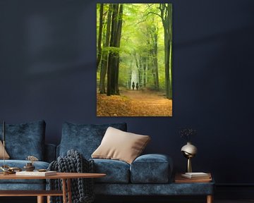 Forest painting